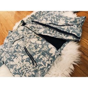 Women’s Floral Moto Jacket